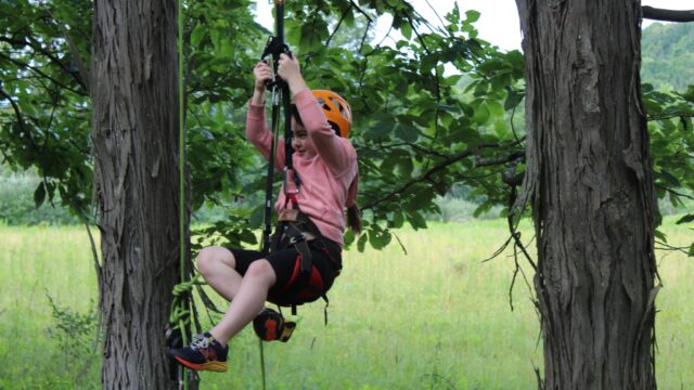 Tanglewood Nature Center children enjoying camp