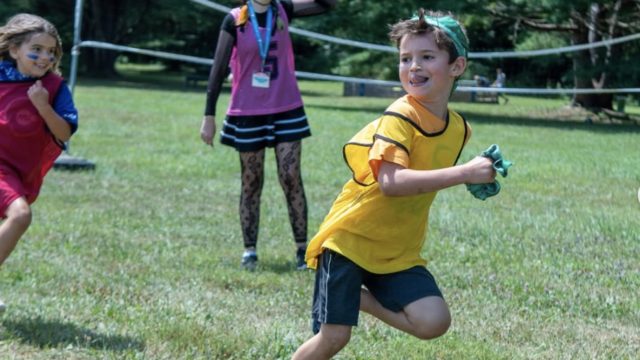 Children enjoying day camp at Watson Woods, Painted Post